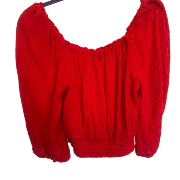 Women’s Michael Stars Isabel Convertible Gauze Top Size S - Picture 7 of 9